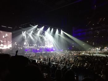 Crowd at music concert