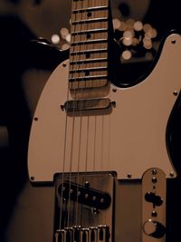 Close-up of guitar