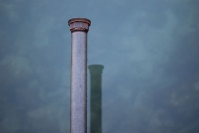 Close-up of communications tower