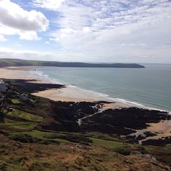 Scenic view of calm sea