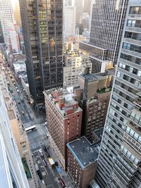 High angle view of cityscape