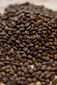 Close-up of coffee beans