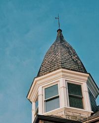 Low angle view of building against sky