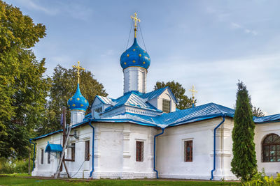 Church of the entry of the theotokos in feodorovsky monastery in pereslavl-zalessky, russia