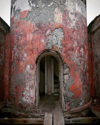 Entrance of old building