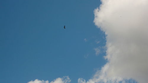 Low angle view of cloudy sky