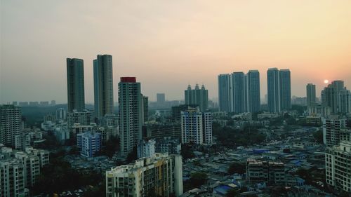 Skyscrapers in city