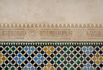 Full frame shot of patterned wall