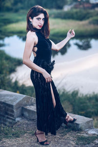Full length of young woman