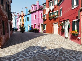 Street amidst buildings in city