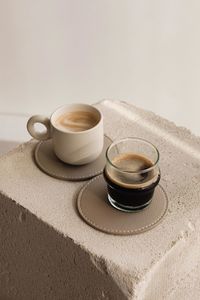 Close-up of coffee on table