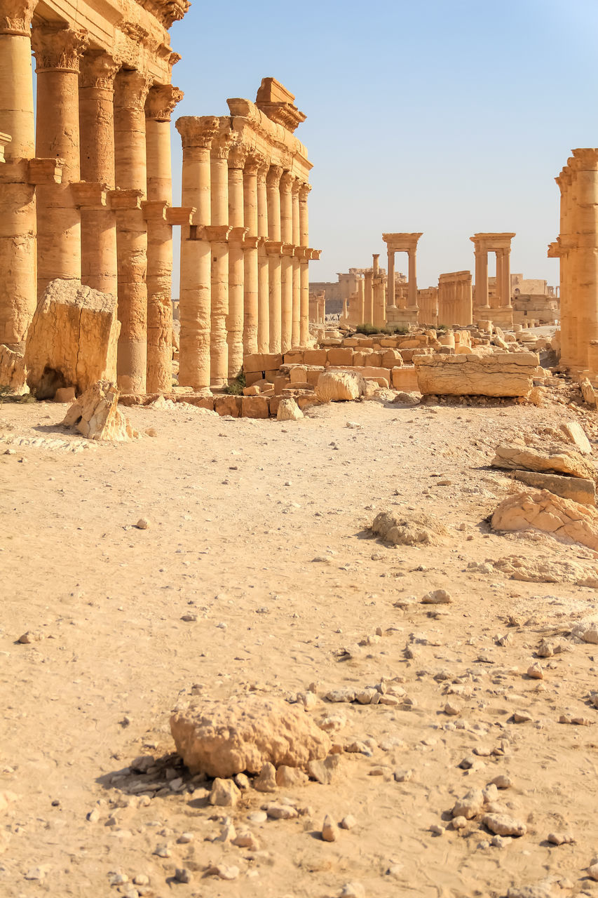 VIEW OF ANCIENT TEMPLE