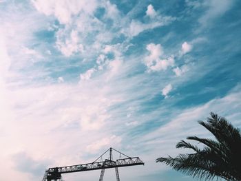 Low angle view of cloudy sky