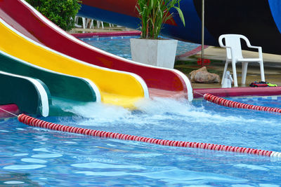 Scenic view of swimming pool