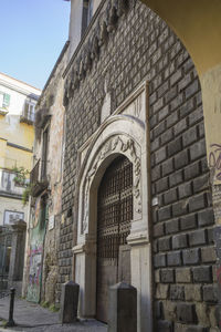 Low angle view of historical building