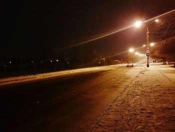 Road at night