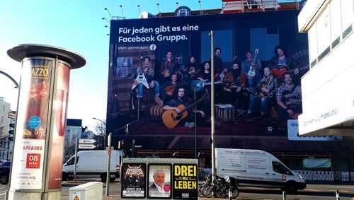 Group of people in city