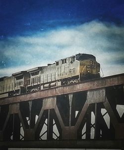 Low angle view of bridge against sky