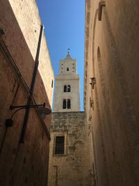 Low angle view of buildings against sky