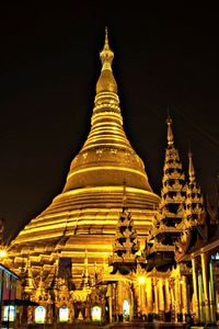 Low angle view of temple