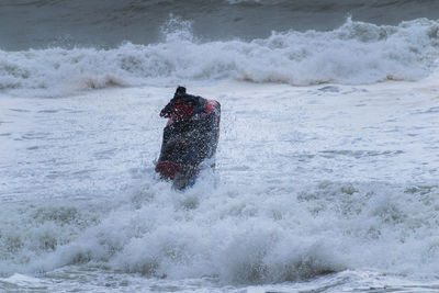 Person in sea