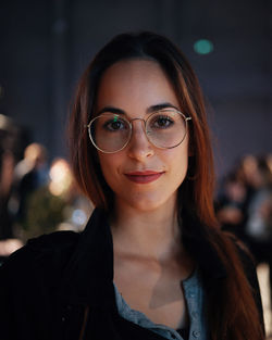 Portrait of smiling young woman