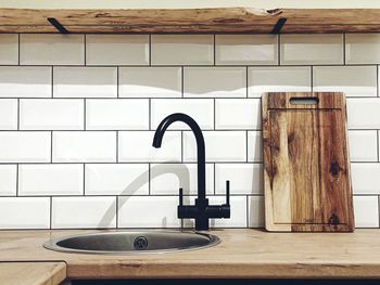 Stylish faucet in the kitchen