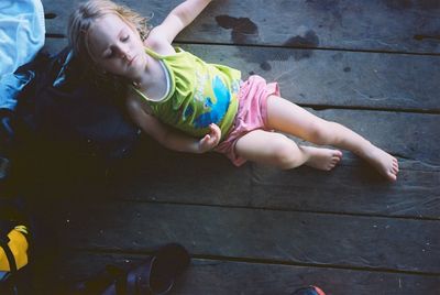 Girl playing