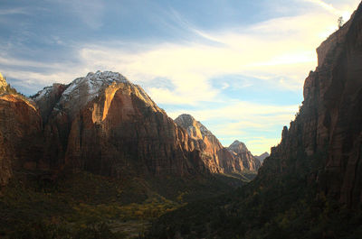 Sunset in zion