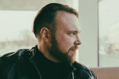 Close-up portrait of a man