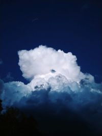 Low angle view of clouds in sky