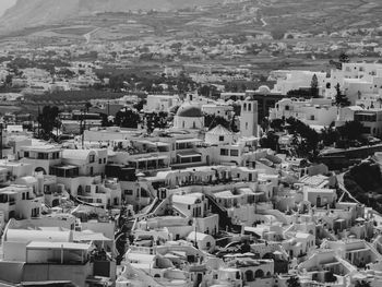 High angle view of townscape