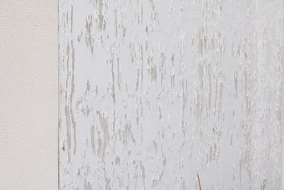 Close-up of white wall