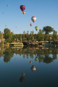 Sagrantino international challenge cup. hot air balloons competition