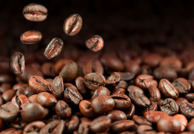 Detail shot of coffee beans