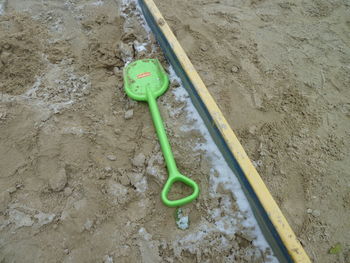 Close-up high angle view of leaf