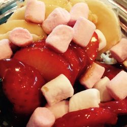 Close-up of served food