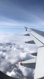 Aerial view of cloudscape against sky