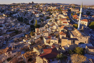 High angle view of cityscape