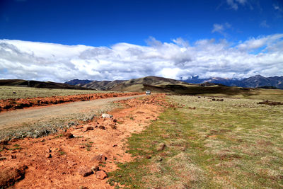 Scenic view of landscape against sky