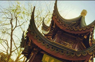 Low angle view of temple