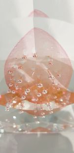 Close-up of bubbles in water