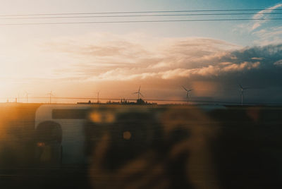 Scenic view of sky during sunset