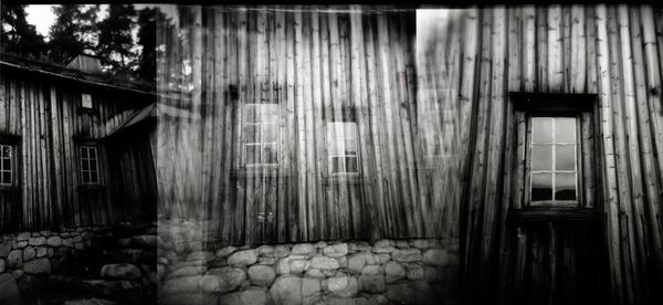 Interior of abandoned house