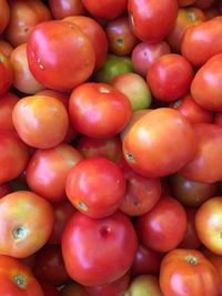 Full frame shot of oranges at market stall