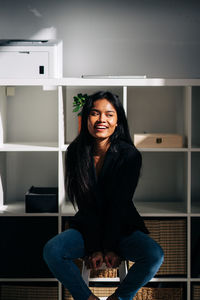 Portrait of a smiling young woman