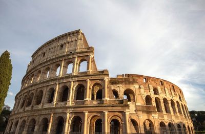 Colosseum, italy. an oval amphitheater in the center of the city of rome, italy.