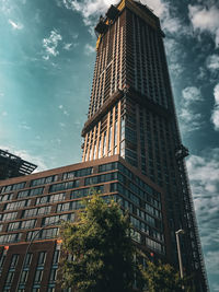 Low angle view of building against sky