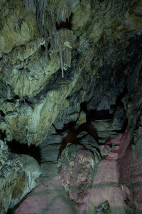 Full frame shot of rock in cave