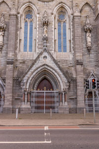Facade of historic building